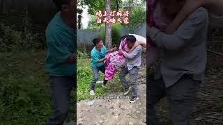 Two men fighting over a wife!#Rural funny videos make people happy every day