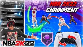 NBA 2K22 ADVANCED DRIBBLE TUTORIAL *CHAINMENT*  + HANDCAM