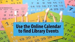 How to use Plano Public Library's New Online Calendar