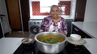 Making hearty, comforting Samp, beans (Umngqusho) and mutton - A long time family favourite!