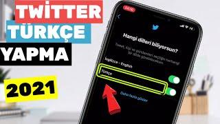  TWİTTER DİL TÜRKÇE YAPMA | Twitter Dili Değiştirme 2021     #shorts #shorts