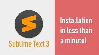 How to Install Sublime Text 3 on Windows 10!