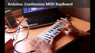 Arduino Music: Continuous MIDI Controller / KeyBoard