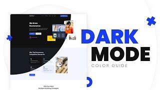 DARK MODE UI DESIGN - COLOR PALETTE | HOW TO PICK THE RIGHT COLORS FOR DARK THEME? | TemplateMonster