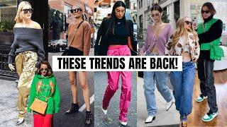 These Unexpected Fashion Trends Are BACK! - Fall Trends 2021