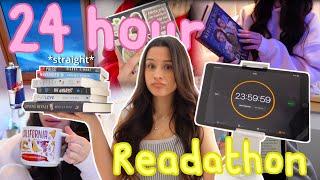 I tried reading for 24 HOURS *straight* ⏱