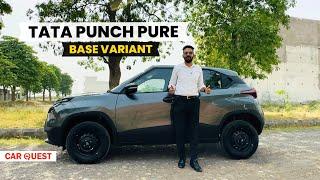 2024 Tata Punch Pure Walkaround | Punch Base Variant | Car Quest