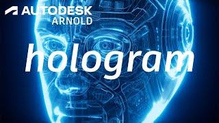 Arnold tutorial - How to create a holographic effect in MtoA