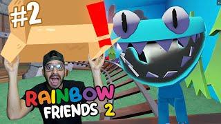 EL FINAL DE RAINBOW FRIENDS 2 | Cyan me Come Rainbow Friends 2 en Español | Juegos Luky