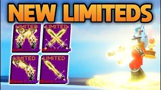 NEW DIVINE PACK LIMITEDS SHOWCASE!!! In Roblox Blade Ball
