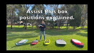 Foil Drive Assist Plus box positions explained
