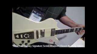 New Paul Stanley Signature Series Washburn Shown By Terry Atkins @ 2013 NAMM