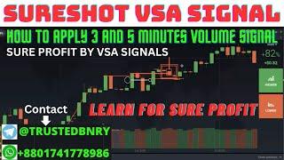 Volume Analysis for Binary Trading | How to Trade by 3 and 5 Minutes VSA Signal for Sure Profit