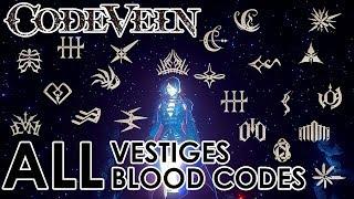 Code Vein - All Vestiges and Blood Codes (Full Guide) (Weaver of Wills & Mender of Minds Trophy)