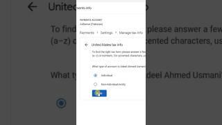 US Tax Info AdSense  #adsense #adsensepayment #taxinfo