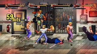 Streets of Rage 4 Arcade Mode Playthrough / Longplay - Hard - 4 Player Co-op - Axel