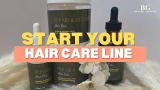 Start Your Hair Care Line With 4 Products | Label Tutorial Included