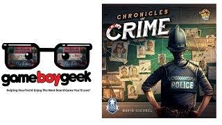 Chronicles of Crime Review with the Game Boy geek