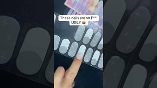 these are the ugliest nails I’ve done… #nailart #nails #naildesign #manicure #nailtutorial #nailtech