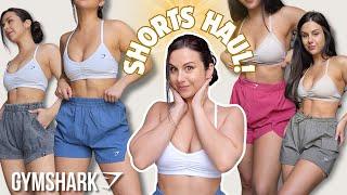 SUMMER SHORTS EVERY GYMSHARK GAL NEEDS! NEW GYMSHARK TRY ON HAUL REVIEW!