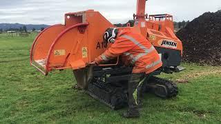 Jensen A540 Tracked Chipper Demo | ALFA Contracts NZ Ltd