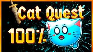 Cat Quest - Full Game Walkthrough (No Commentary) - 100% Achievements