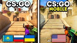 СРАВНЕНИЕ ОФИЦИАЛЬНОЙ CS2 Mobile И CS2! КС 2 на Андроид!