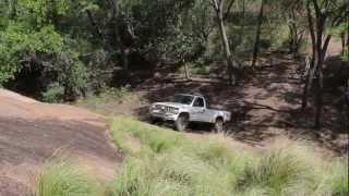 Toyota Hilux and Mitsubishi Pajero IV at Moegatle 4x4 - Koos se Klim