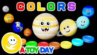 Colors ️ and Planets 🪐 for BABY | Planets | Mercury Venus Earth Mars Jupiter Saturn Uranus Neptune