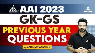 AAI Recruitment 2023 | AAI Junior Executive GK-GS Previous year Questions | GK GS By Sahil Madaan