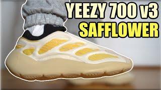 ADIDAS YEEZY 700 V3 SAFFLOWER REVIEW & ON FEET + SIZING & RESELL PREDICTIONS... HOLD OR SELL?