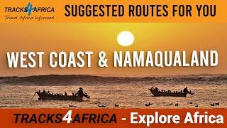 Tracks4Africa Suggested Routes - West Coast and Namaqualand GPS Routes