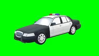 Green Screen Police Car Animation/free download link_