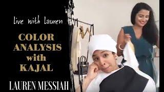 LIVE with Lauren: Color Analysis with Kajal Styles