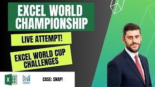 Excel World Championship 2024 - South African Excel Championship - Live Attempt - Snap!