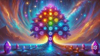 TREE OF LIFE 963 Hz | Balance of the 7 Chakras - Clean Aura and Increase Positive Energy