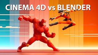 Cinema 4D vs. Blender in 2024