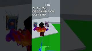 WHEN YOU DISCONNECT | ROBLOX | #shorts