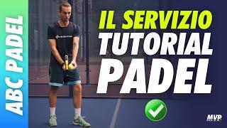 Il SERVIZIO nel PADEL - REGOLE e STRATEGIA  Tutorial ITALIANO MAESTRO NAZIONALE Simone Salernitano