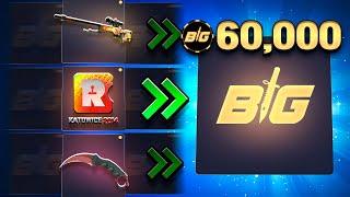 THIS ALL IN BATTLE SAVED ME ON CSGOBIG!!! ($60000+)