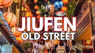 Jiufen Old Street Night Market Taiwan Tour 4K