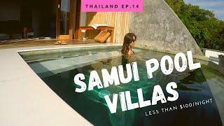 SAMUI POOL VILLA (under $100/night with breakfast) | Thailand Travel Episode 14