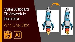 Make Artboard Fit Artwork in Illustrator with One Click