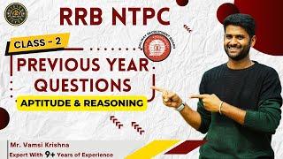 RRB NTPC 2024 #Previou yearquestions #Reasoning #Aptitude