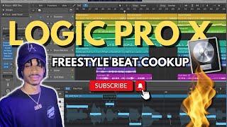 FREESTYLE TRAP BEAT FROM SCRATCH | Logic Pro X Beat Cookup