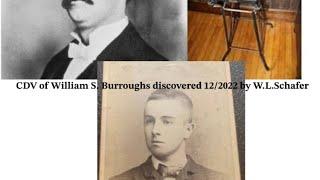 The Grandfather of the Modern Computer - CDV discovery Adding Machine Inventor William S. Burroughs