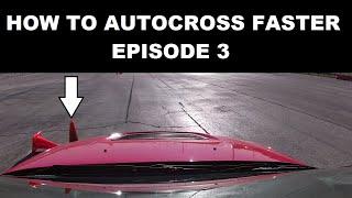 How to Autocross Faster - Ep 3 - Stay Tight on Key Cones. Shortest Line Wins.