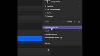 Set a custom status message in Microsoft Teams