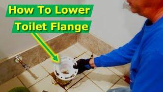 Toilet Flange Too High | How to Fix Wobbly Toilets, Repair, Install New