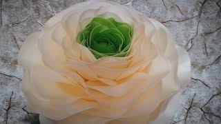 Giant ranunculus from izolon and craft foam. Part 1